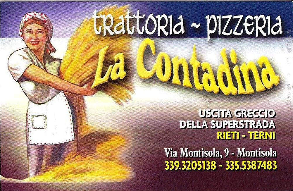 Trattoria e Pizzeria a Montisola, zona svicolo di Greccio del raccordo Rieti-Terni